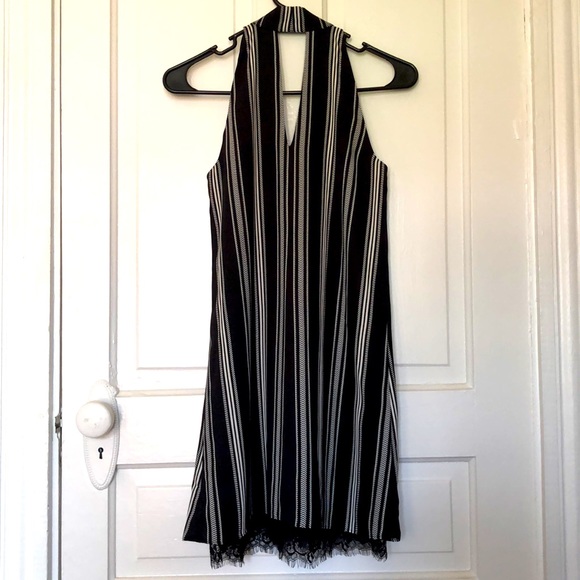 NWOT Candie’s Black & White Halter Mini Dress XS *Discontinued Style* - Picture 10 of 12